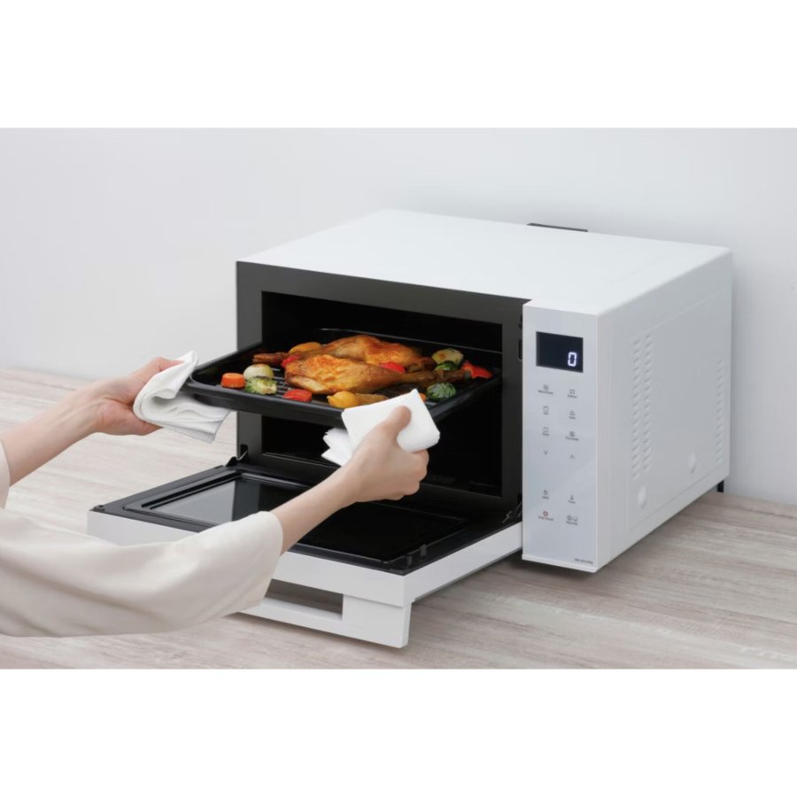 Mikroblgeovnen med Grill Panasonic NNDF37PWEPG Hvid 1000 W 23 L #9