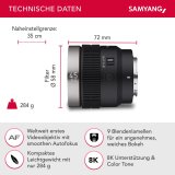 Samyang V-AF T 1,9/45  FE Sony E #2