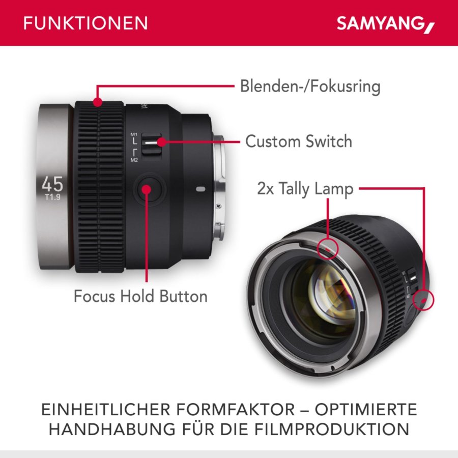 Samyang V-AF T 1,9/45  FE Sony E #3