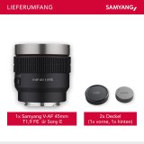Samyang V-AF T 1,9/45  FE Sony E #6