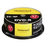 1x25 Intenso DVD-R 4,7GB 16x Speed, Cakebox #1