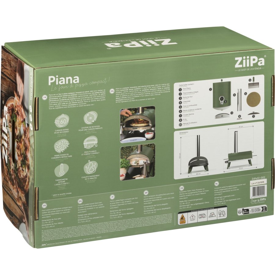 ZiiPa Piana Pellet Pizza Oven Eucalyptus #2