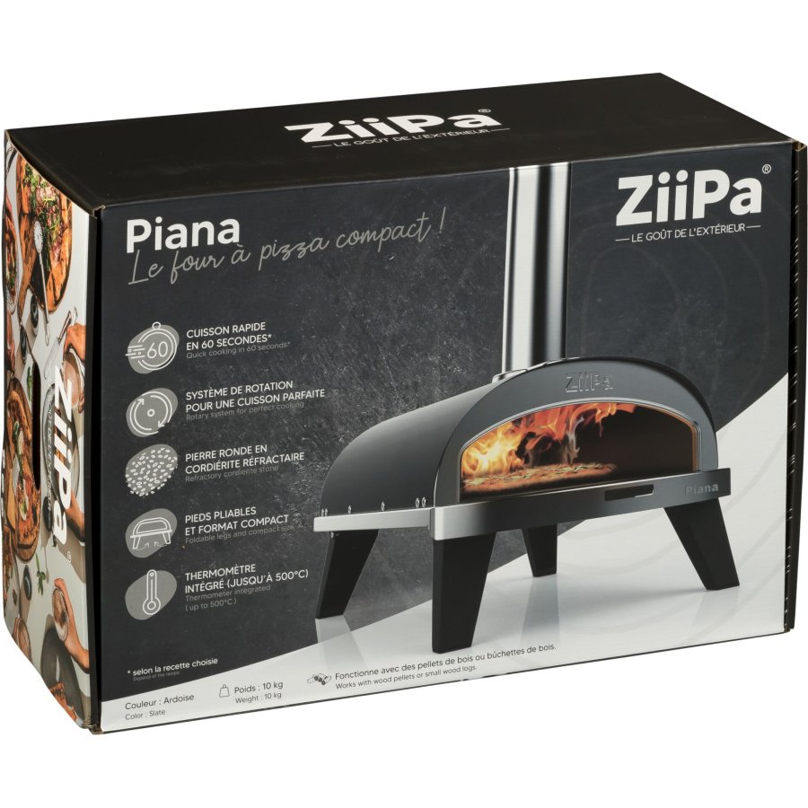 ZiiPa Piana Pellet Pizza Oven Ardoise #1