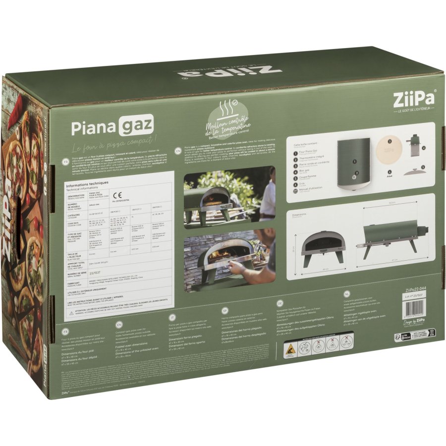 ZiiPa Piana Gas Pizza Oven Eucalyptus #2