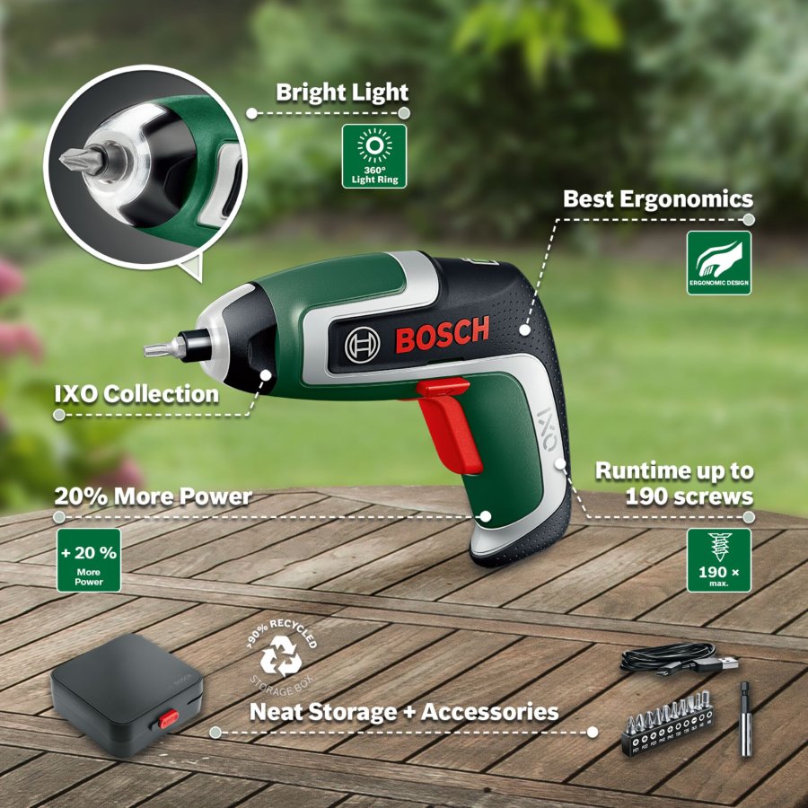 Bosch IXO 7 Compact Cordless Drill Driver #18