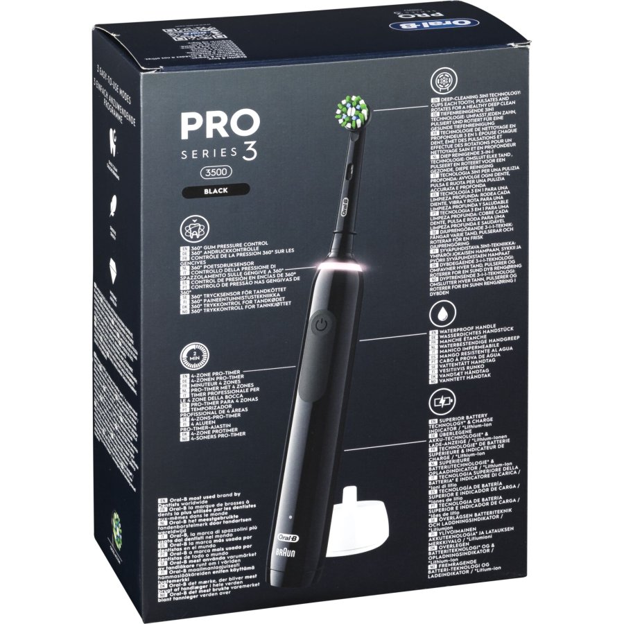 Oral-B Pro Series 3 sort inkl. rejseetui - El-tandbrste #2