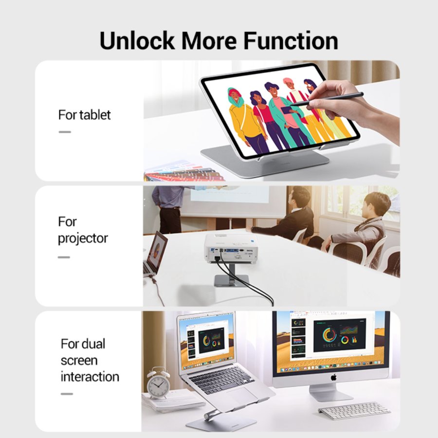 UGREEN Adjustable Laptop Stand Silver #9