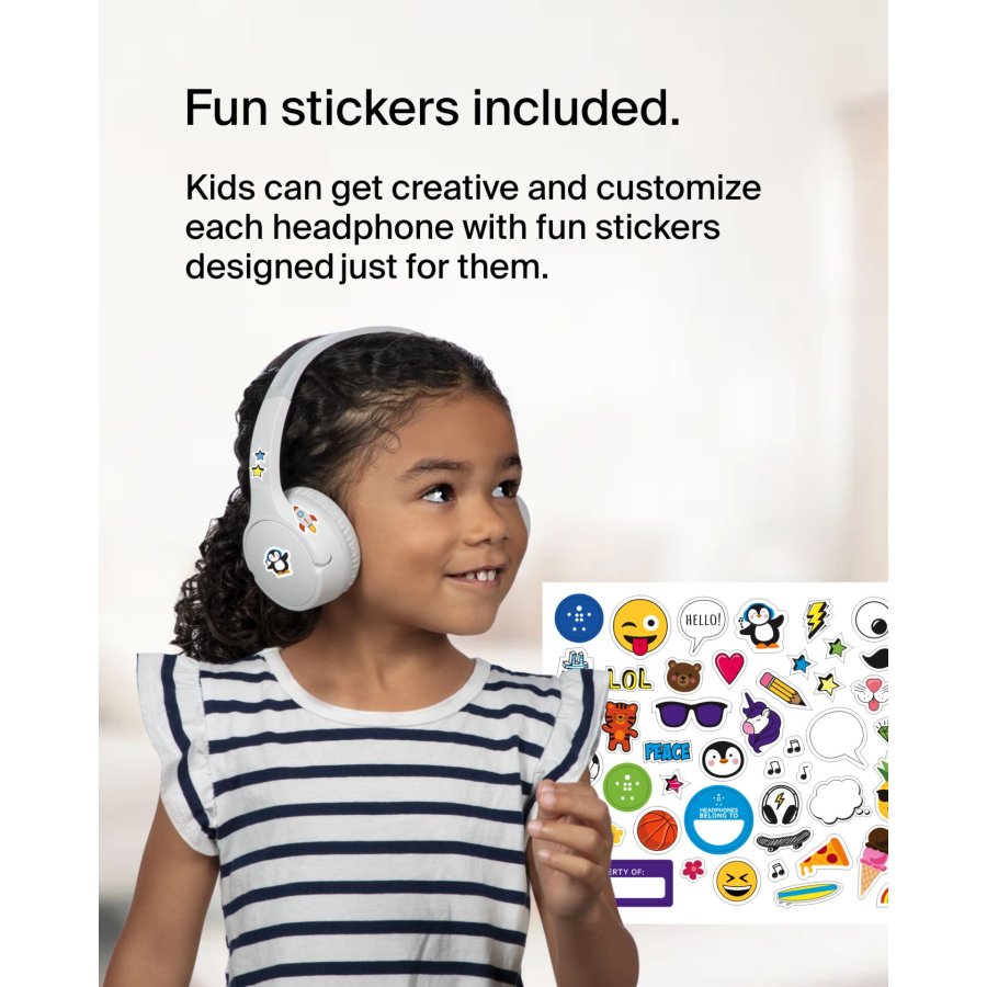 Belkin Soundform Mini-On-Ear for Kids BT USB-C white AUD002btWTV3 #18