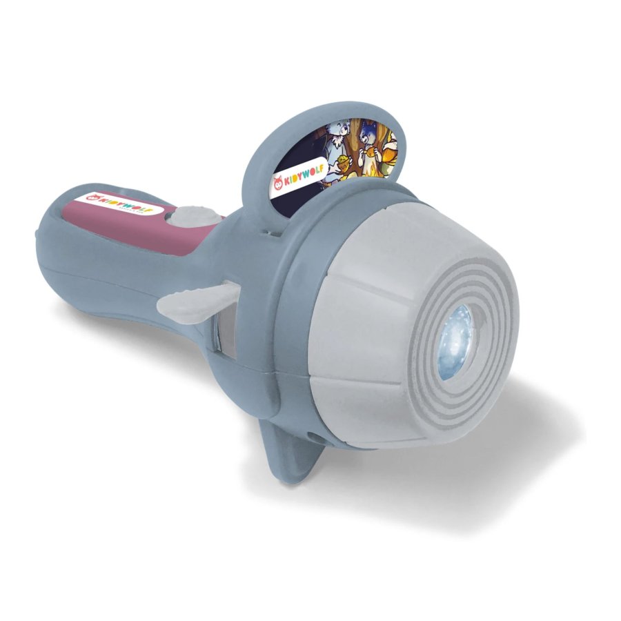 Kidywolf Projector Torch grey incl. 3 Picture Slides #1