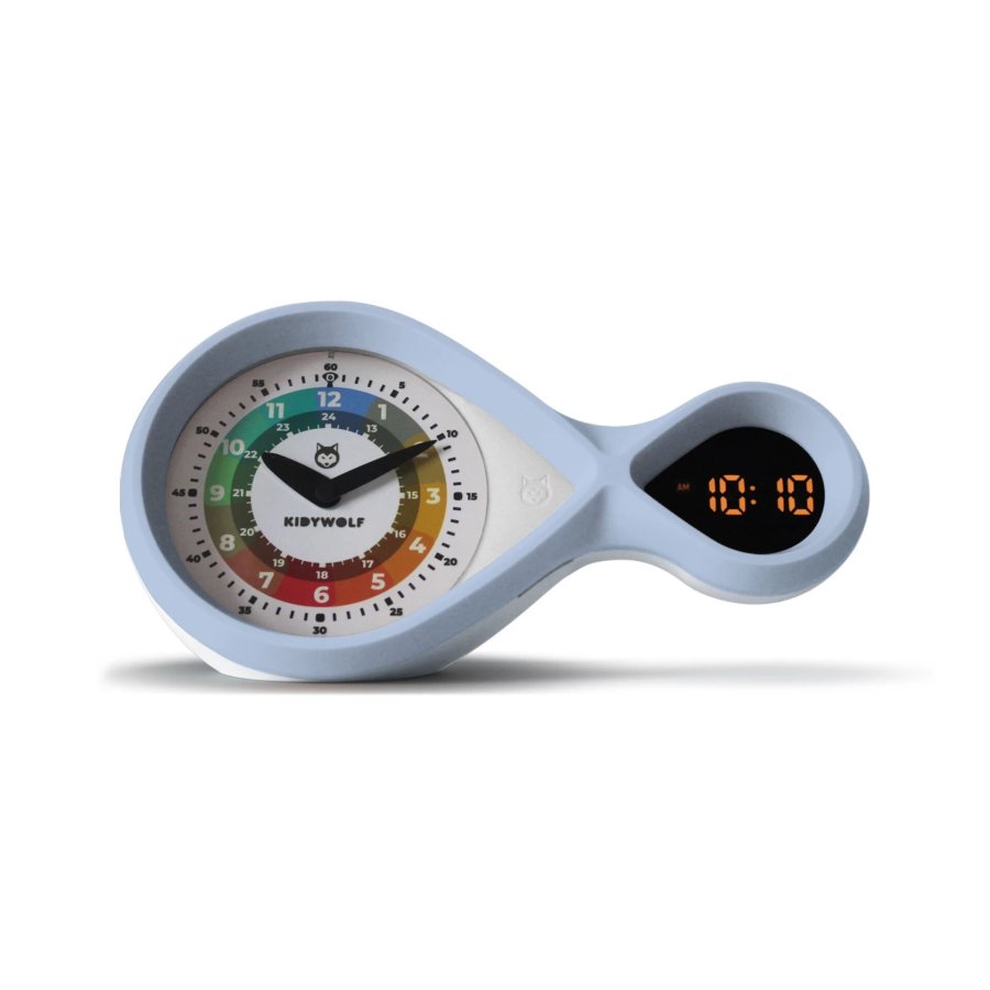 Kidywolf analog & digital Alarm Clock light blue #1