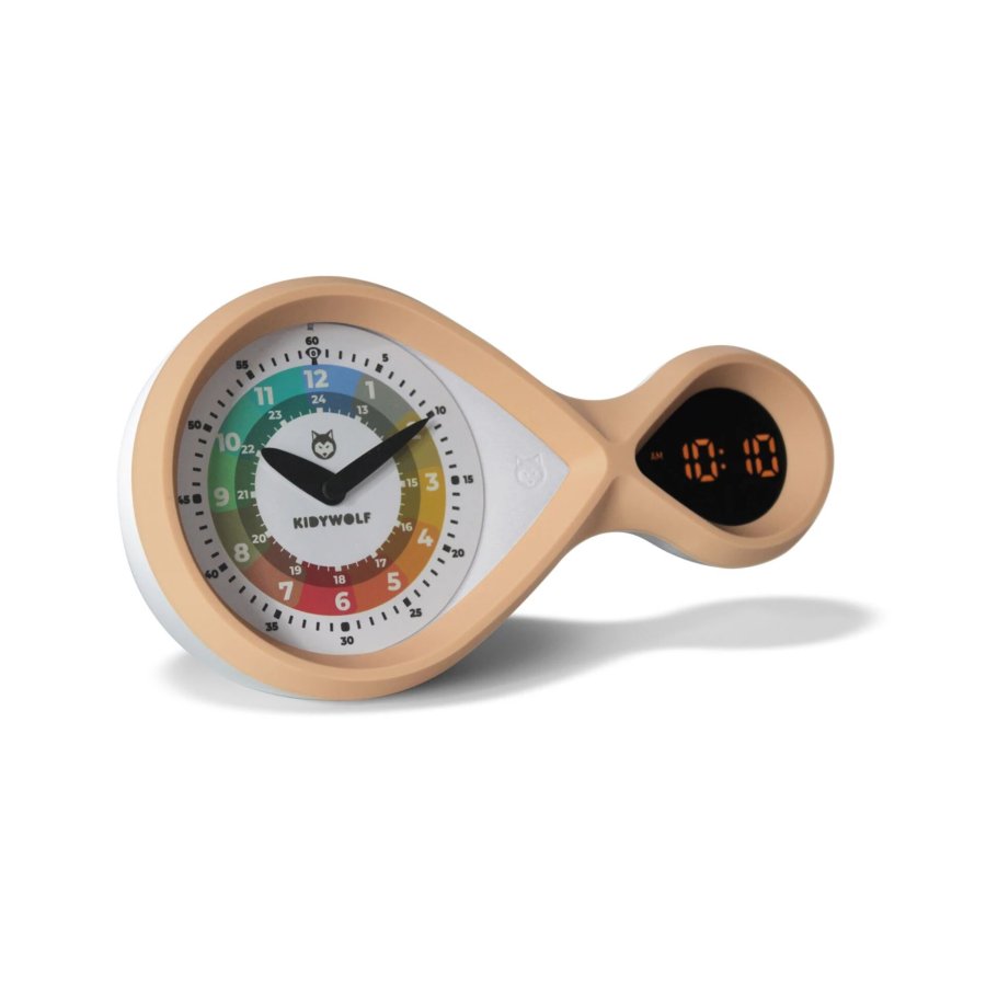 Kidywolf analog & digital Alarm Clock pink #2