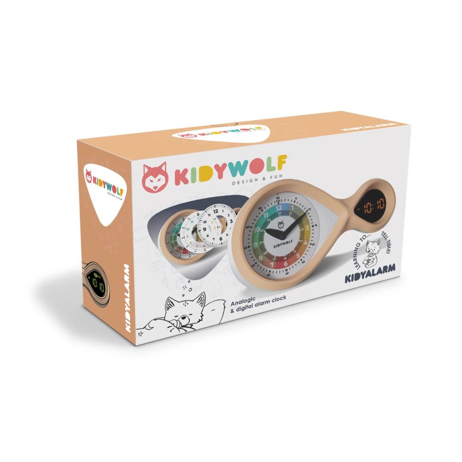 Kidywolf analog & digital Alarm Clock pink #6