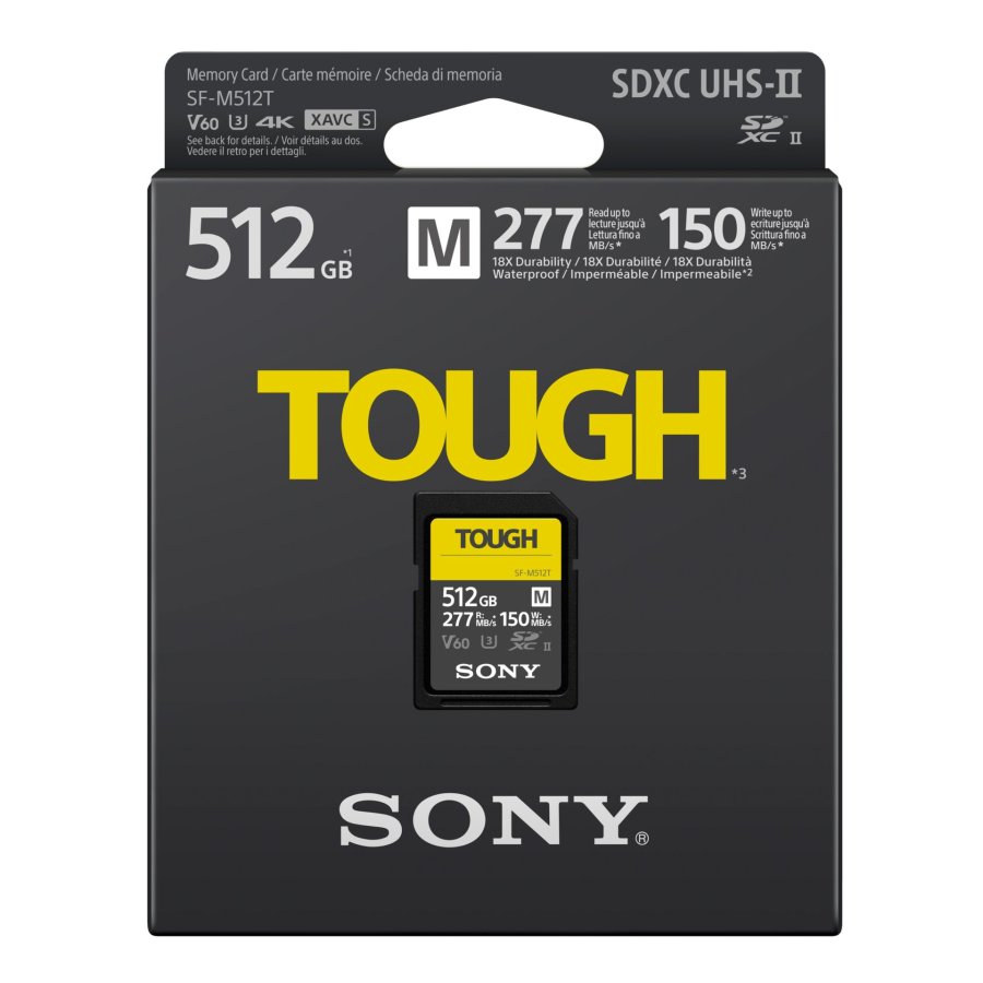 Sony SDXC M Tough series   512GB UHS-II Class 10 U3 V60 #1
