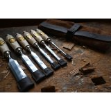 Kirschen Firmer Chisel Set 6pcs. Leather Bag 6-10-12-16-20-26 #3