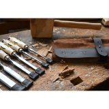 Kirschen Firmer Chisel Set 6pcs. Leather Bag 6-10-12-16-20-26 #4
