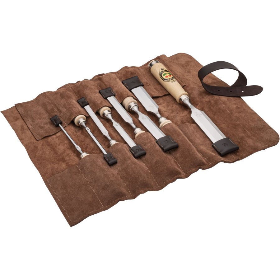 Kirschen Firmer Chisel Set 8pcs. Bag 4-6-10-12-16-20-26-30 #1