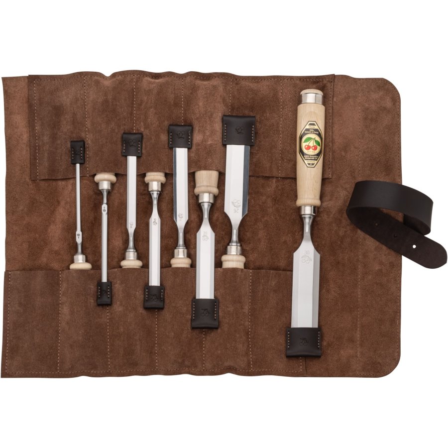 Kirschen Firmer Chisel Set 8pcs. Bag 4-6-10-12-16-20-26-30 #2
