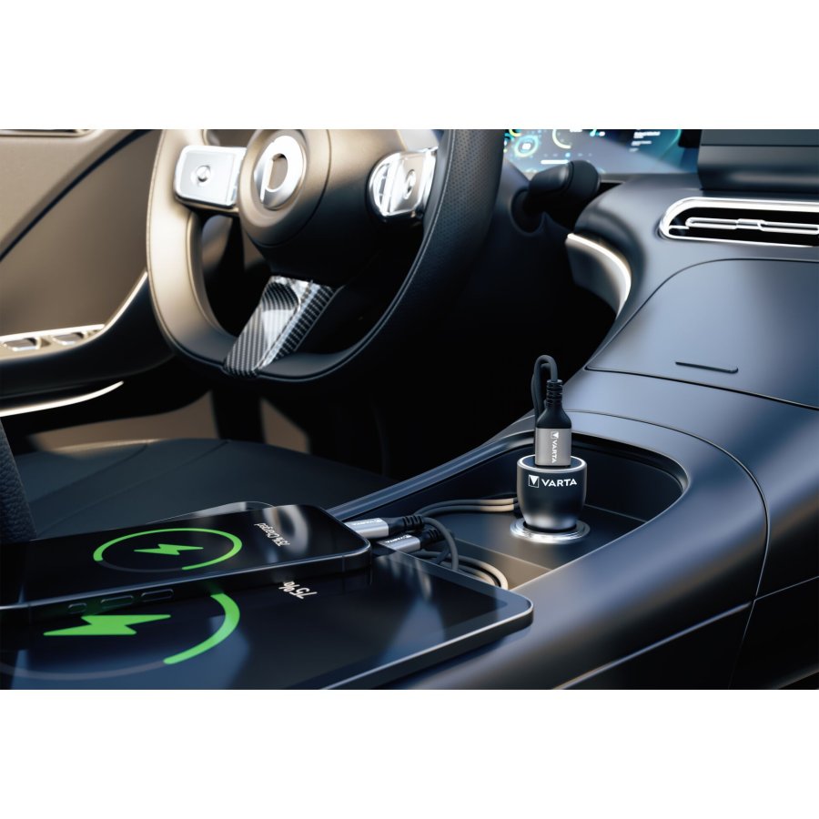 Varta Car Charger 45 Watt Output 1xUSB A / 1xUSB-C PD 57933101111 #4