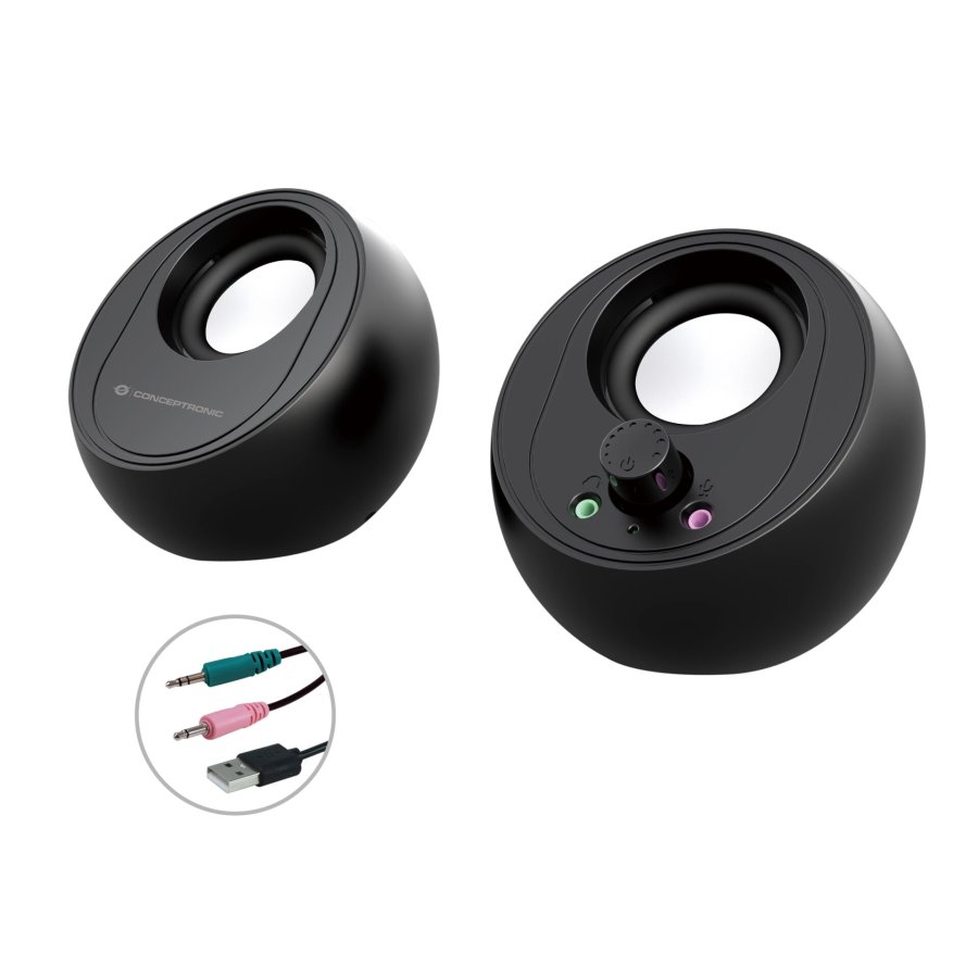 PC-hjttalere Conceptronic BJORN01B Sort 10 W #1