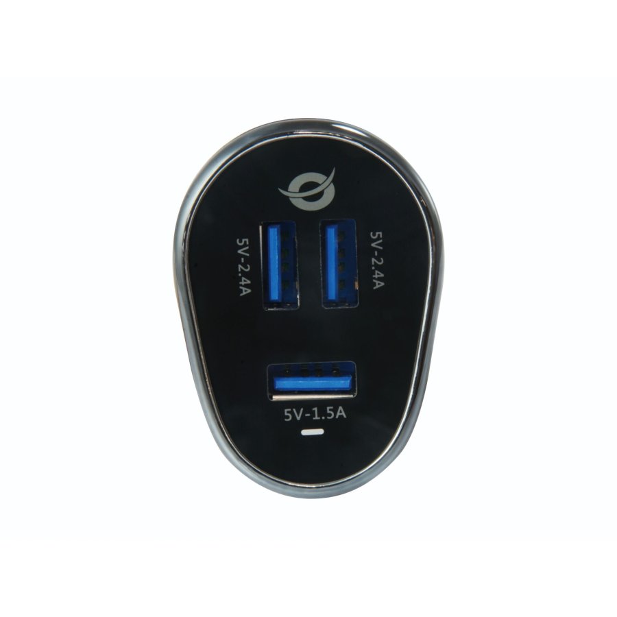 Conceptronic CARDEN06B 3-Port 31.5W USB-Car-Charger #3