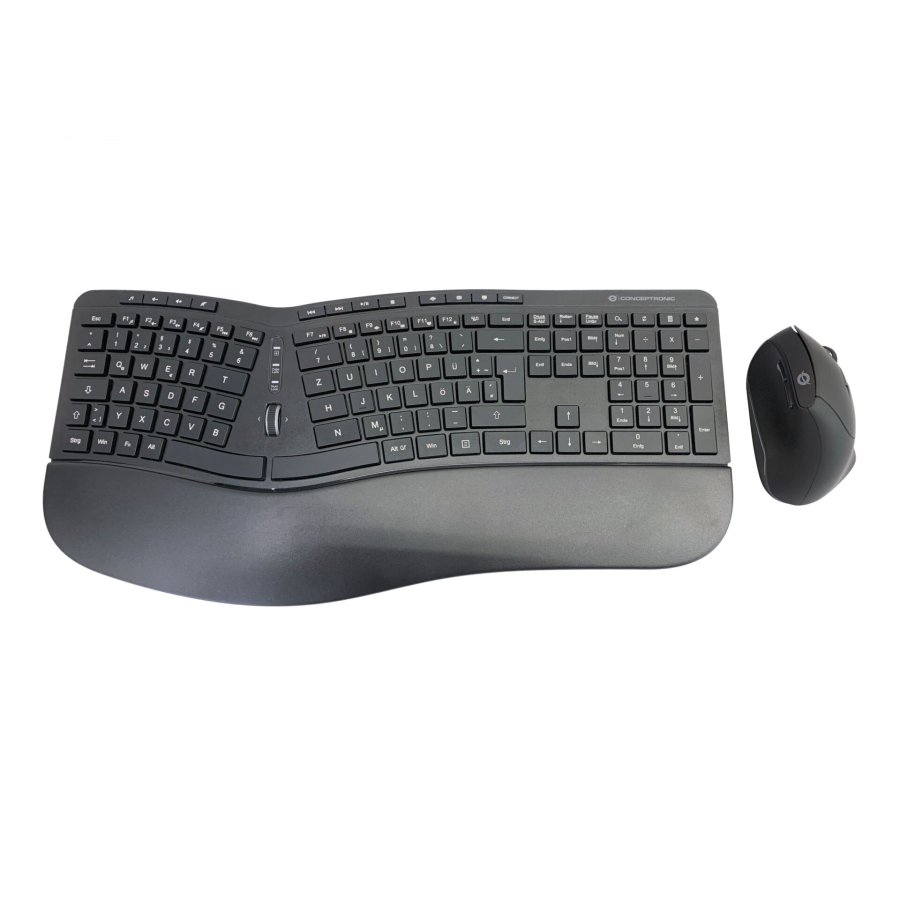 Conceptronic ORAZIO02DE Ergonomic Keyboard and Mouse #1