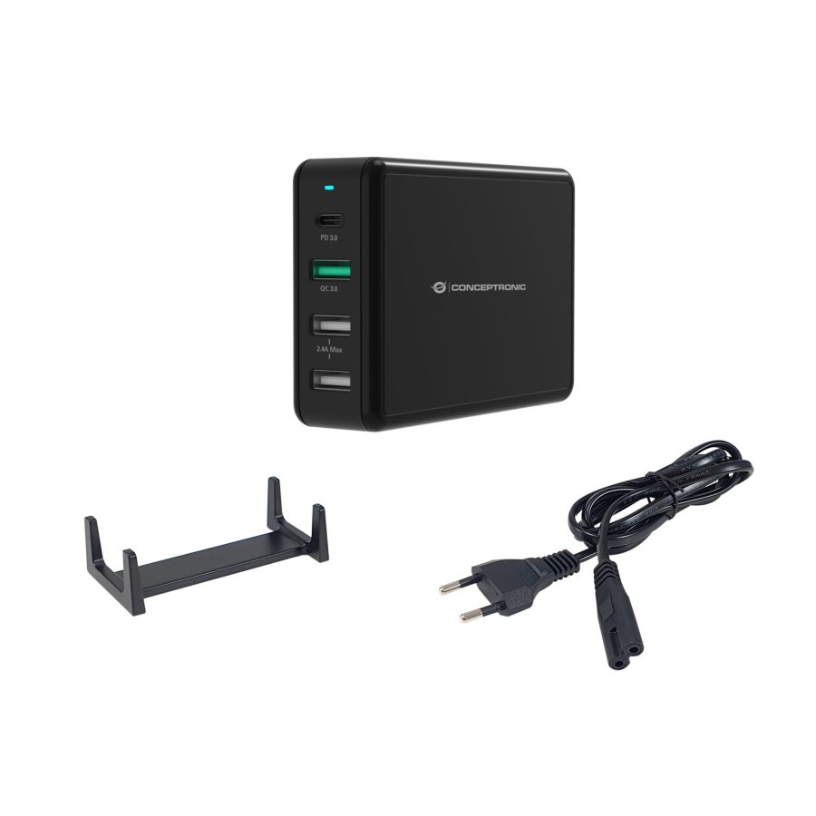 Conceptronic OZUL01B 4-Port 65W USB-PD Charger #2