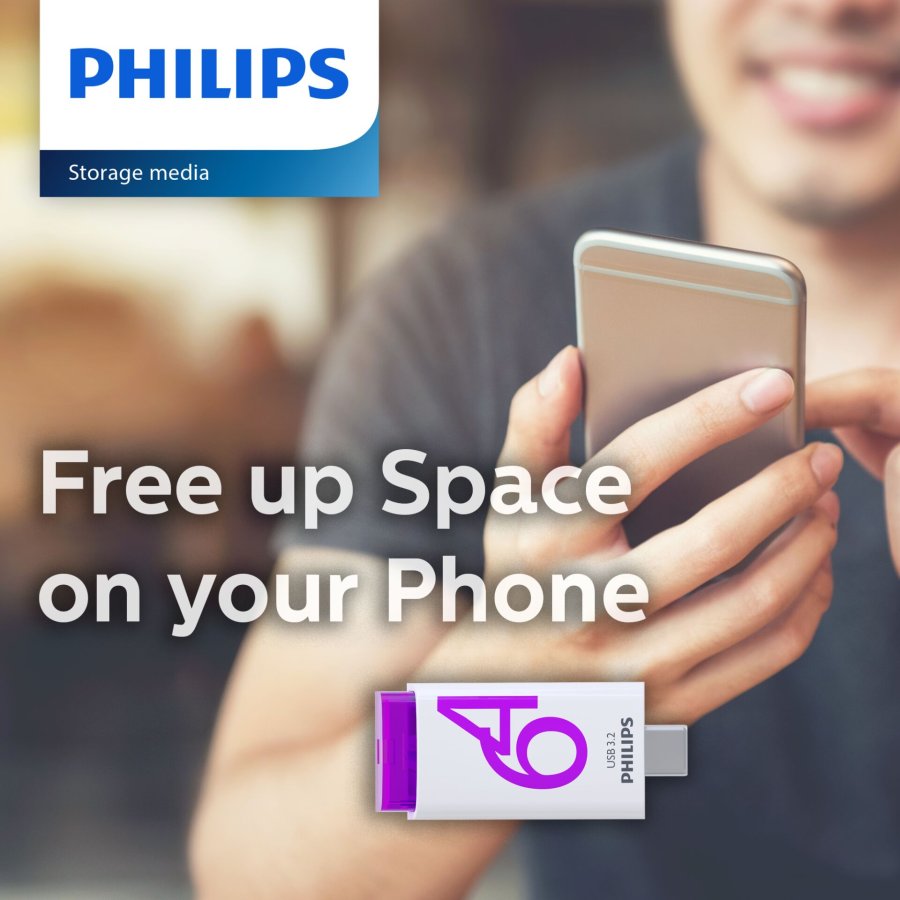 Philips USB 3.2             64GB Click Series Gen 1 USB-C #11
