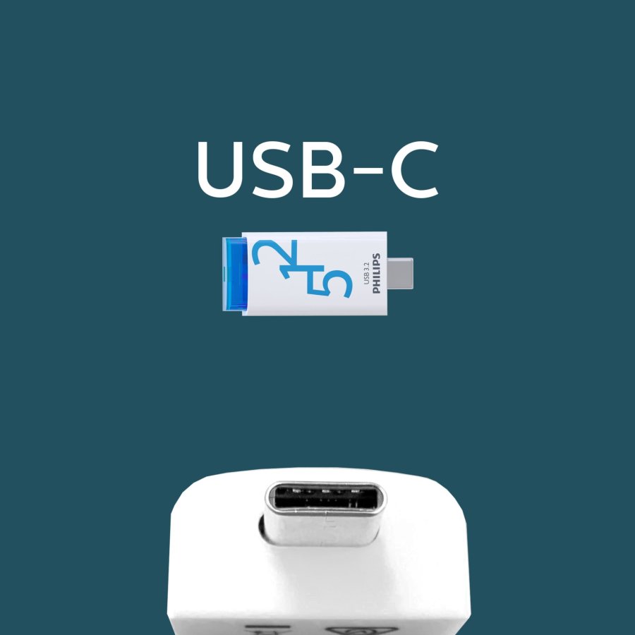 Philips USB 3.2            512GB Click Series Gen 1 USB-C #10