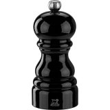 Peugeot Paris salt mill 12 cm beech wood black lacquered #1