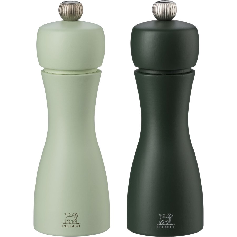 Peugeot Tahiti pepper/salt mill set 2 pieces 15 cm green #1