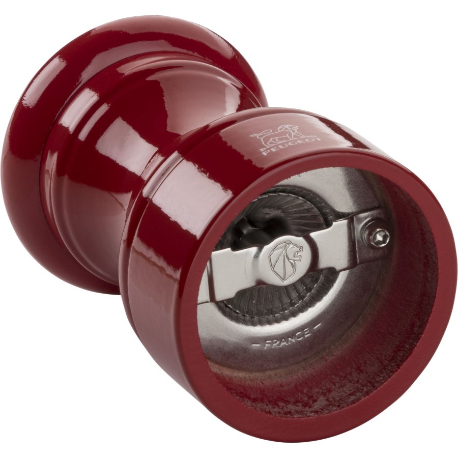 Peugeot Bistro salt mill 10 cm passion red lacquered wood #2