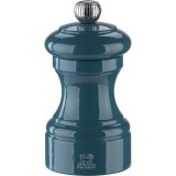 Peugeot Bistro salt mill 10 cm pacific blue lacquered wood #1