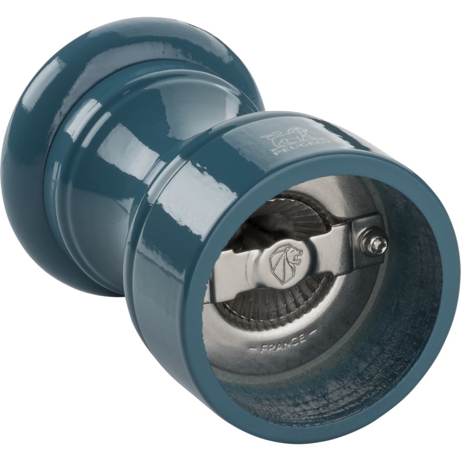 Peugeot Bistro salt mill 10 cm pacific blue lacquered wood #2