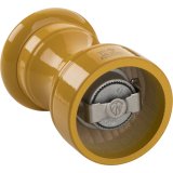 Peugeot Bistro pepper mill 10 cm yellow saffron painted wood #2