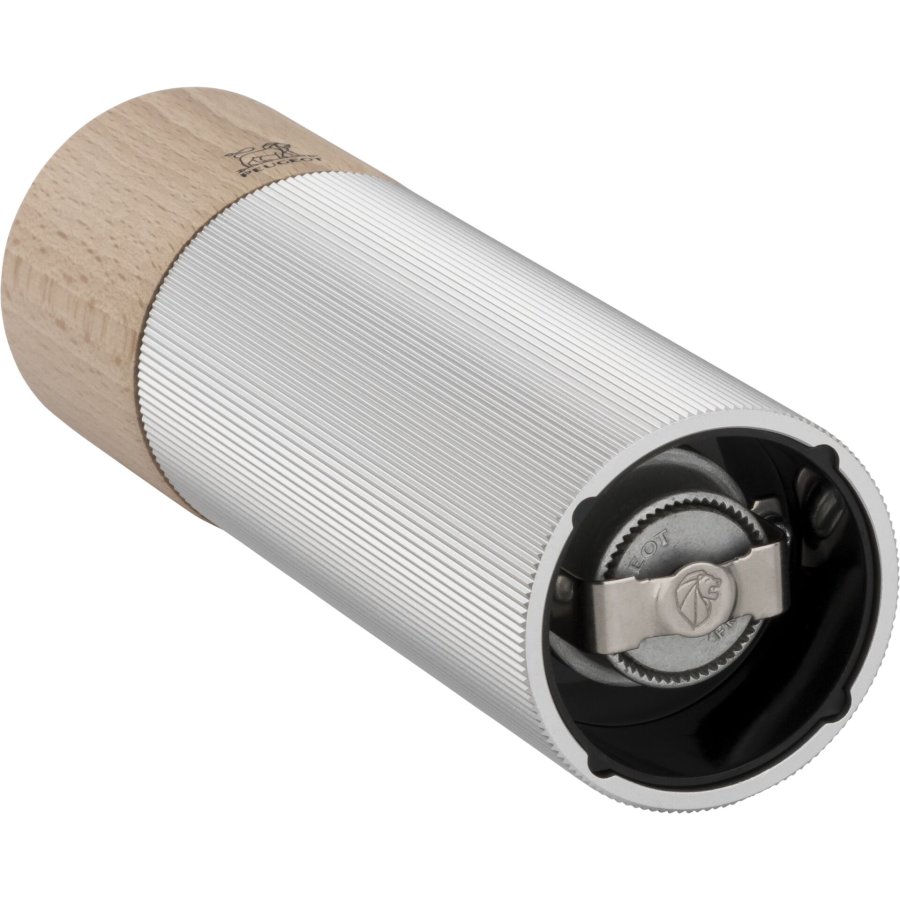 Peugeot Line wood/aluminium pepper mill 18 cm natural #2