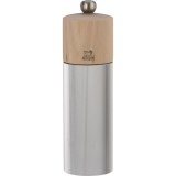 Peugeot Line wood/aluminium salt mill 18 cm natural #1