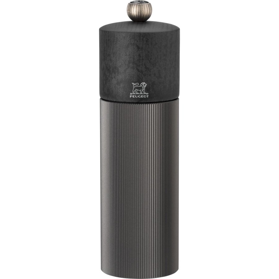 Peugeot Line wood/aluminium pepper mill 18 cm graphite #1