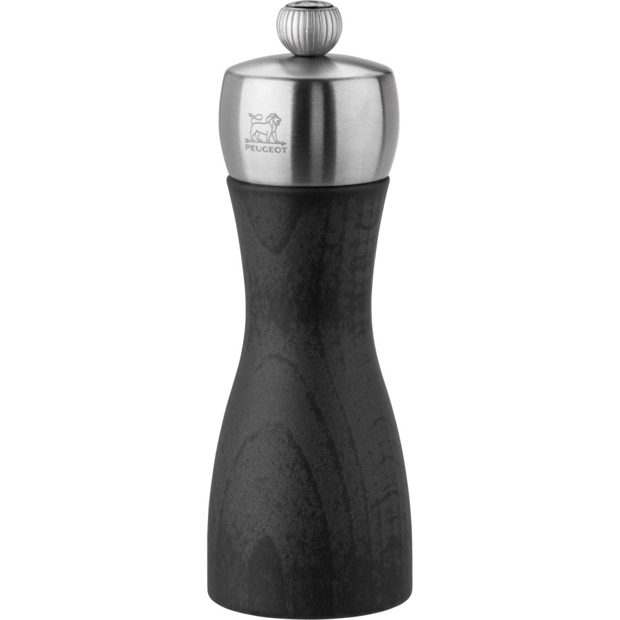 Peugeot Fidji salt mill 15 cm graphite wood & stainless steel #1