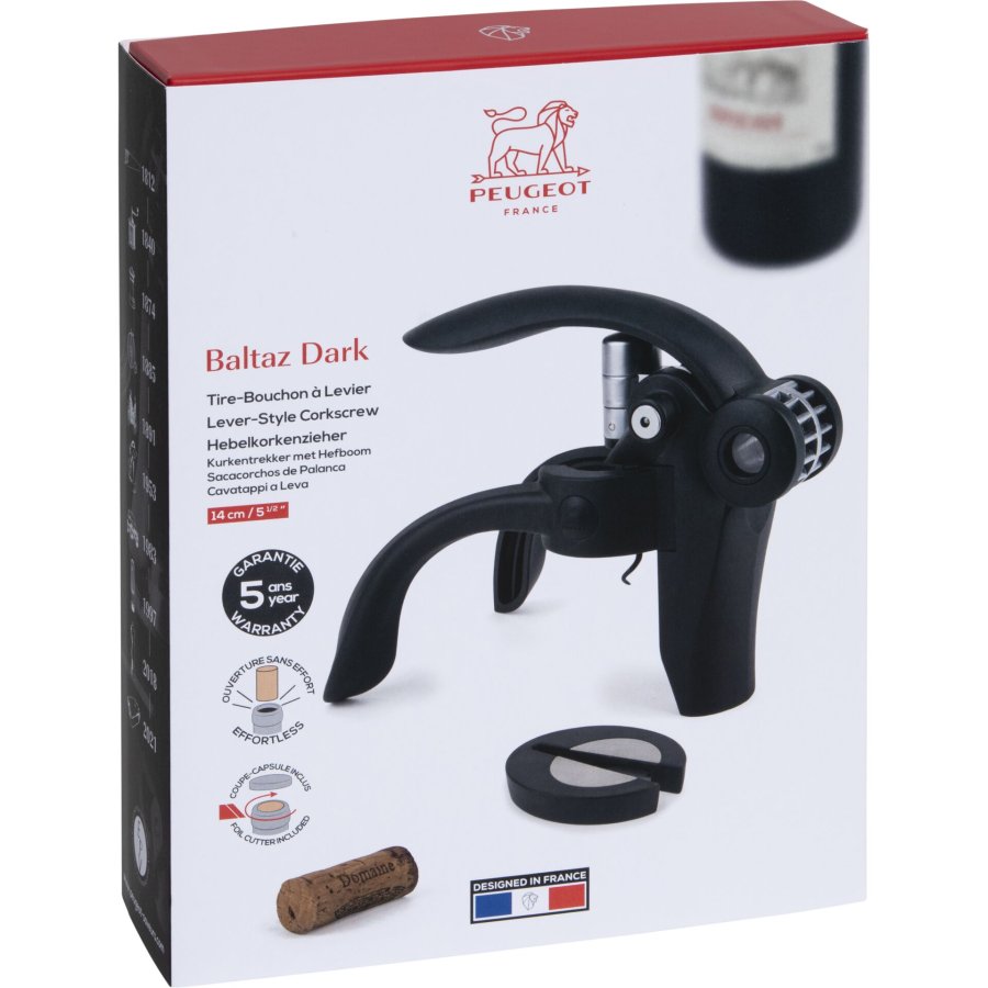 Peugeot corkscrew Baltaz incl. foil-cutter black #3