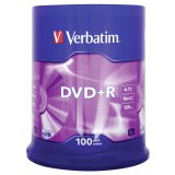 1x100 Verbatim DVD+R 4,7GB 16x Speed, matt silver #2