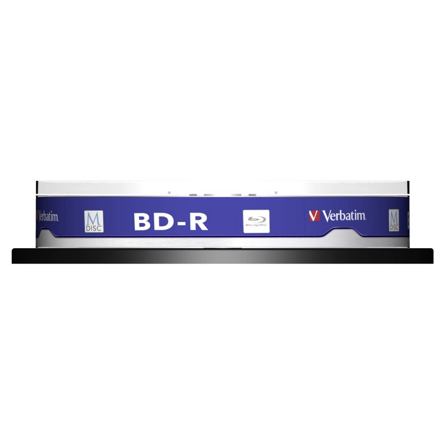 1x10 Verbatim M-Disc BD-R BluRay 25GB 4x Speed Cakebox printable #2