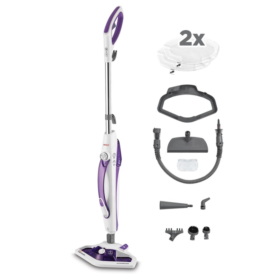 Polti Vaporetto SV440_Double Dampmoppe 0,3 L 1500 W Violet, Hvid #2
