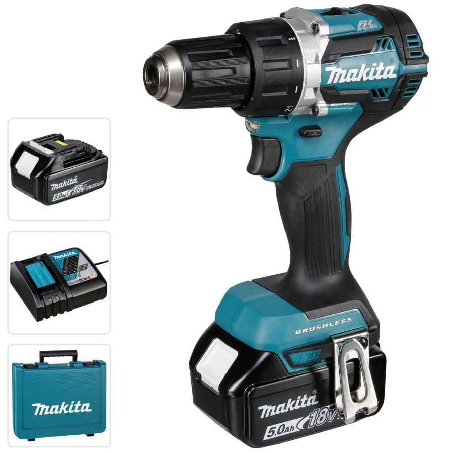 Makita DDF484RTE Cordless Drill Driver #1
