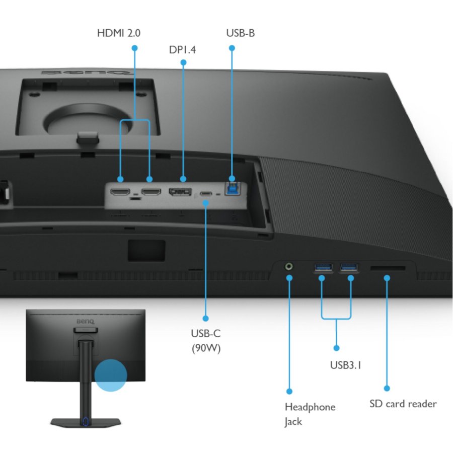 BenQ SW272U computerskrm 68,6 cm (27