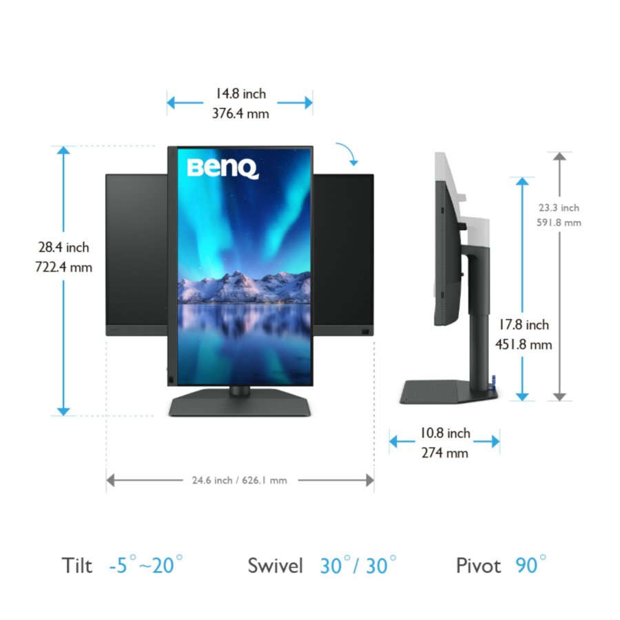 BenQ SW272U computerskrm 68,6 cm (27