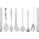 Alessi Designer Set of 8 Coffee Spoons MSPOONSET #1