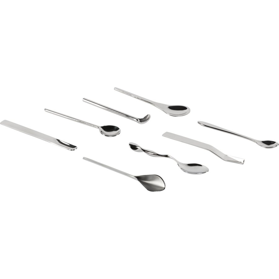 Alessi Designer Set of 8 Coffee Spoons MSPOONSET #2