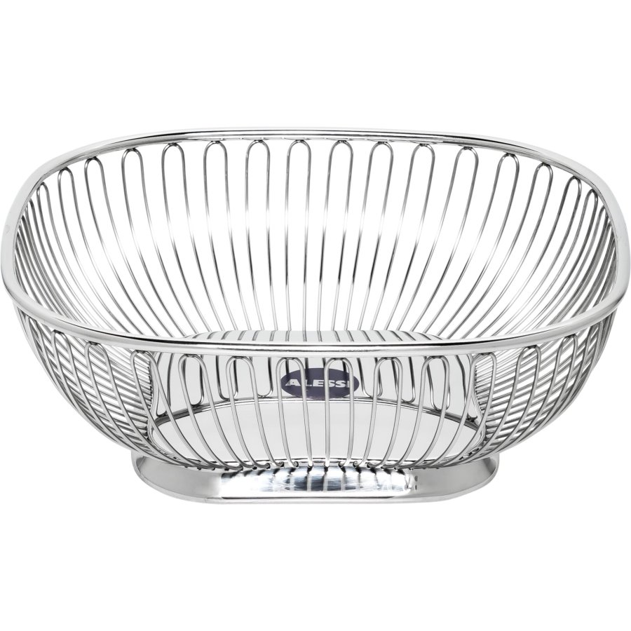 Alessi 845 Square Wire Basket Stainless Steel #1