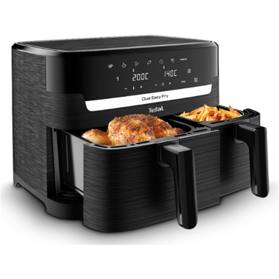 Tefal Easy Fry EY901N Dobbelt 8,3 L Enkeltstende 2700 W Varmluftsteger Sort #2