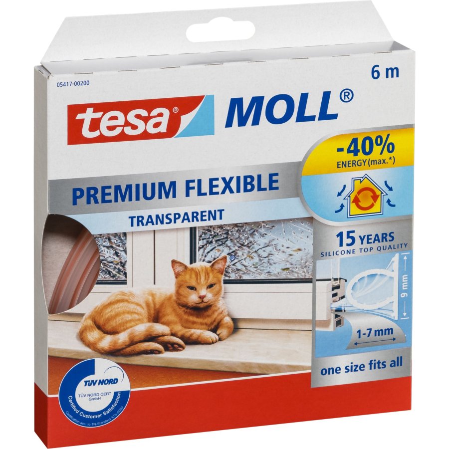 Tesa Moll Premium flexible 6m Transparent 05417 #1